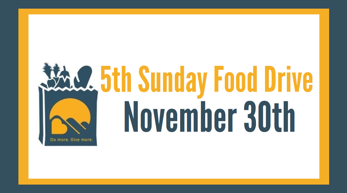 Fifth Sunday Food Drive_Nov 30th